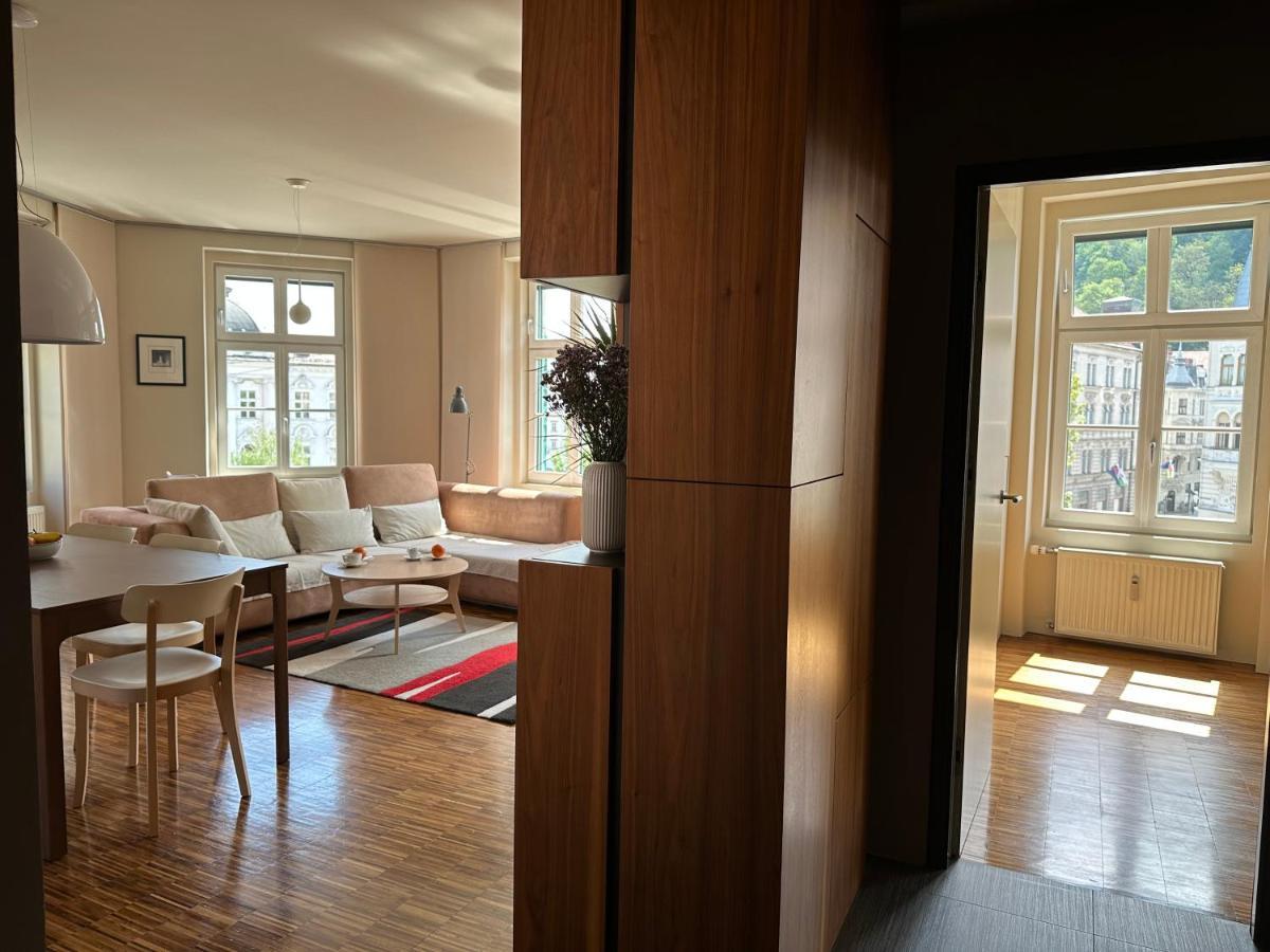 Apartmán Triple Bridge Lublaň Exteriér fotografie
