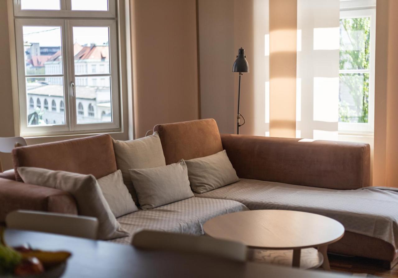 Apartmán Triple Bridge Lublaň Exteriér fotografie